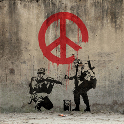 ׶Ƽ ũ Banksy peace